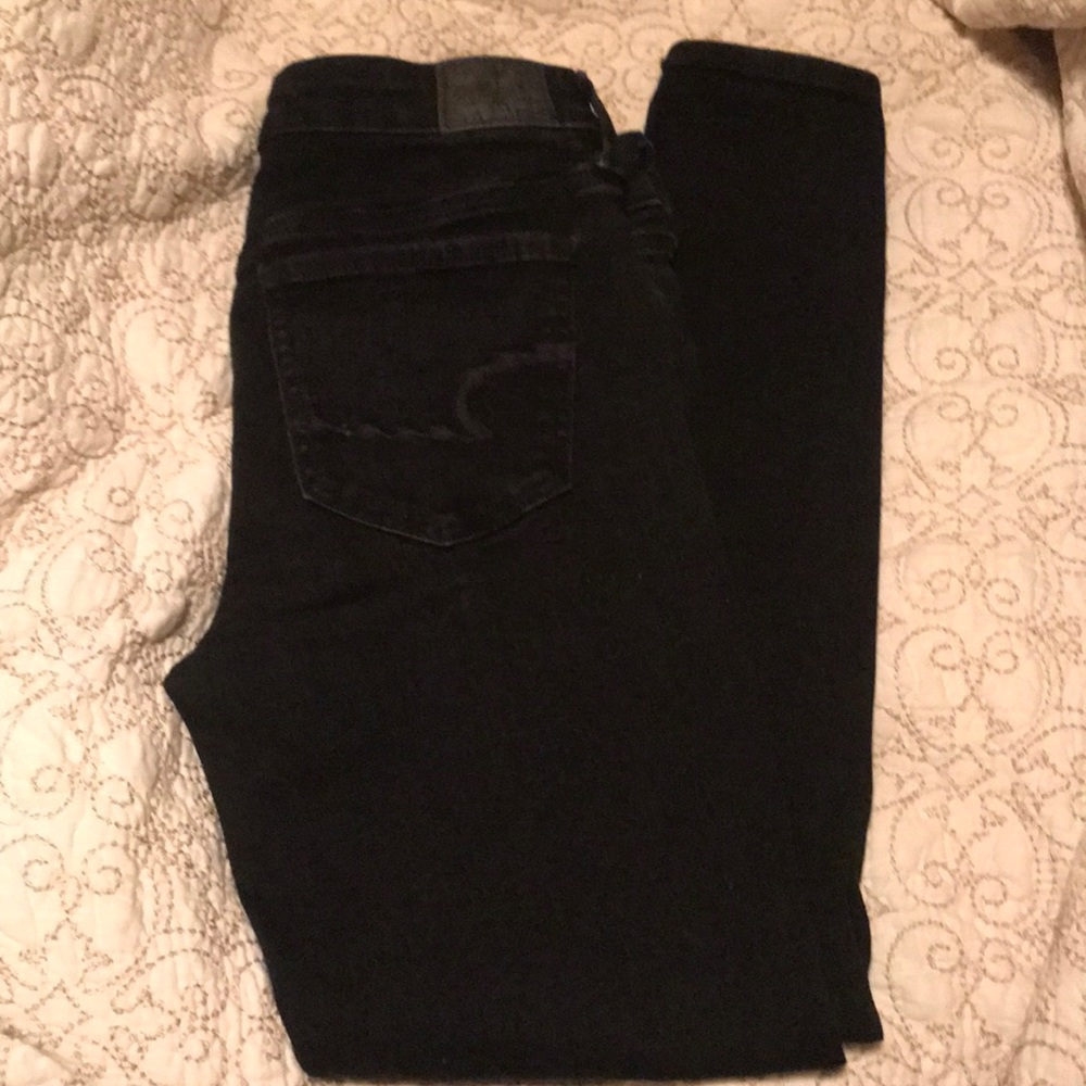 American Eagle black skinny jeans
